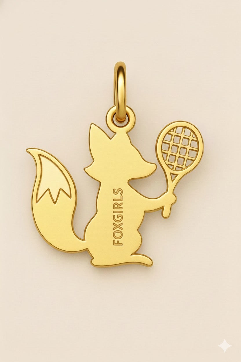 FOX GOLD CHARM