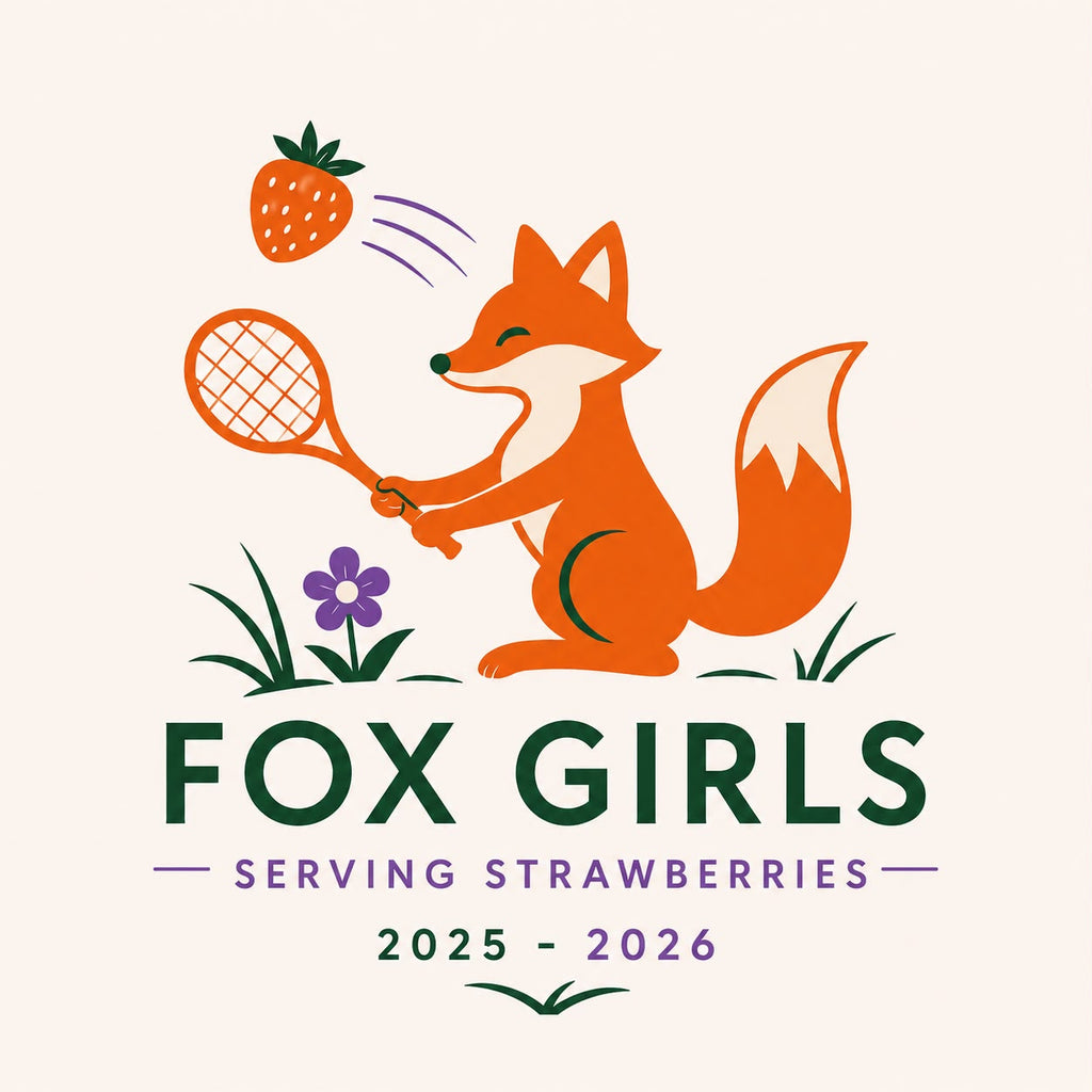 T-shirt Fox Girls con accessori tennis